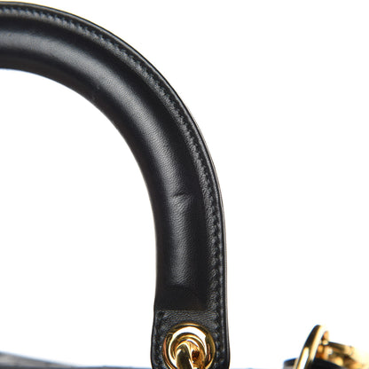 Christian Dior Lambskin Cannage Large Lady Dior Black 11 of 15