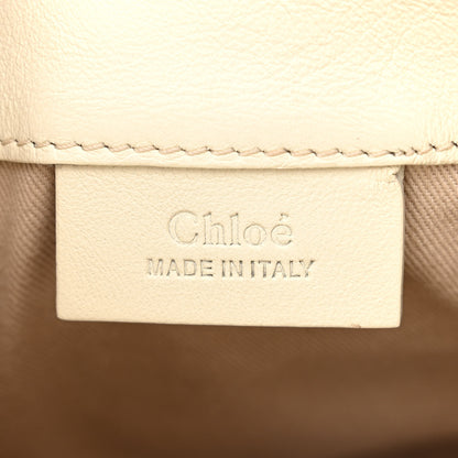 Chloe Calfskin Quilted Mini Faye Backpack Natural White 6 of 11