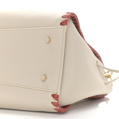 Mulberry Heavy Grain Braided Edge Iris Tote Chalk 10 of 10