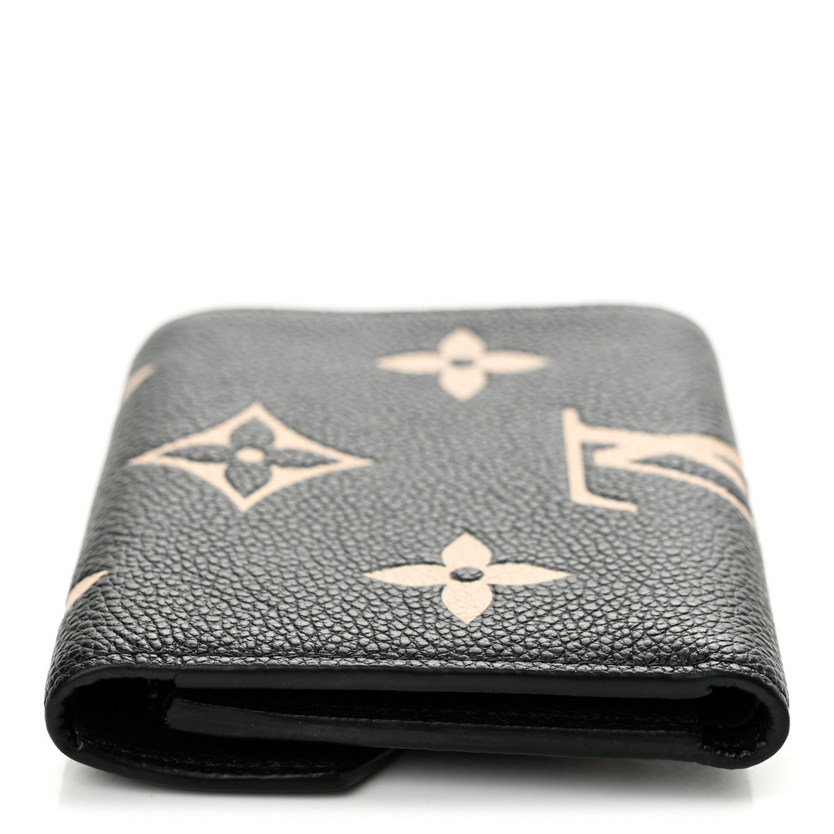 Louis Vuitton Empreinte Monogram Giant Victorine Wallet Black Beige 8 of 9