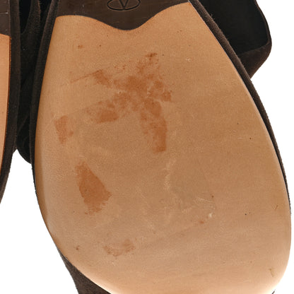 Valentino Garavani Suede Flower Pumps 36.5 Brown 7 of 10