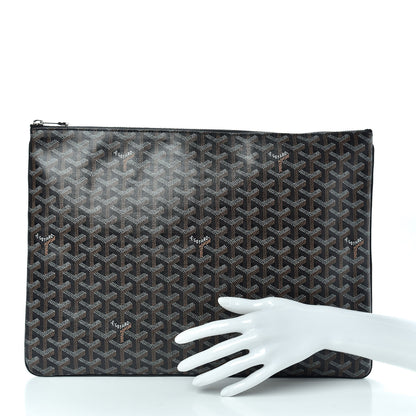 Goyard Goyardine Senat Pochette GM Black 2 of 8