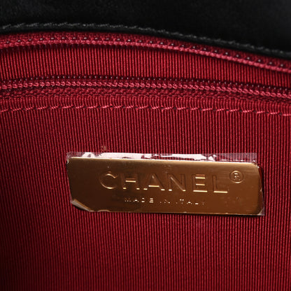 Chanel Lambskin Quilted Maxi Chanel 19 Flap Black 6 of 10