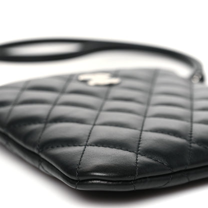 Chanel Lambskin Quilted Uniform Crossbody Bag Black 9 of 11