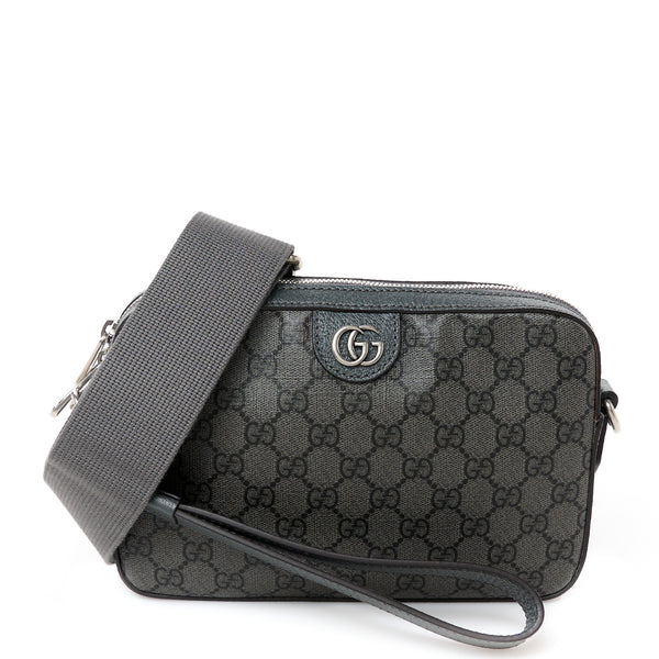 Gucci GG Supreme Monogram Textured Dollar Calfskin Web Ophidia