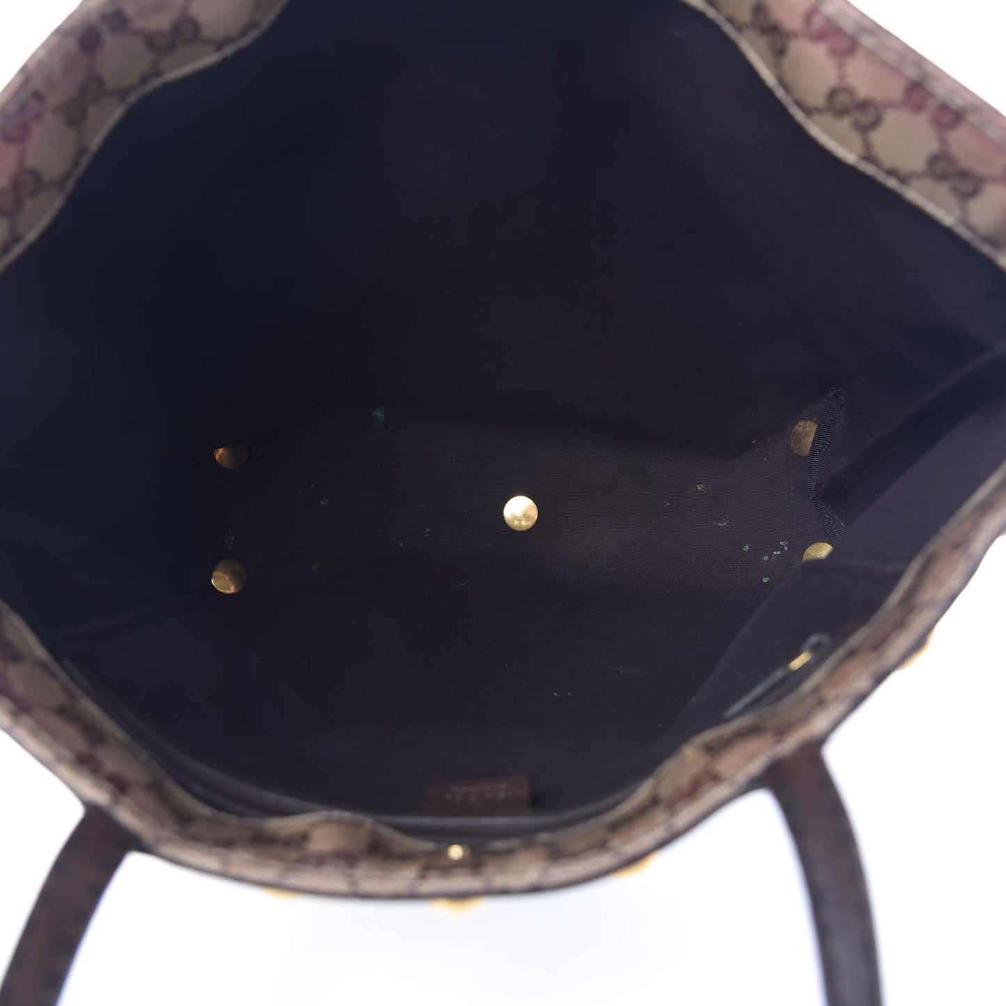 Crystal Monogram Large Babouska Vertical Shopping Tote Brown
