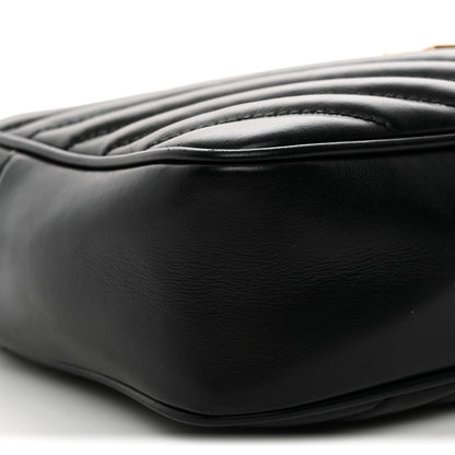 Saint Laurent Calfskin Matelasse Monogram Lou Camera Bag Black 9 of 13