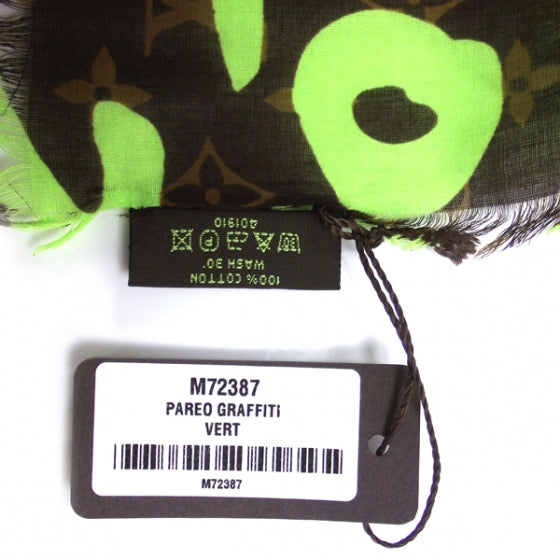 Louis Vuitton Cotton Graffiti Green 5 of 5