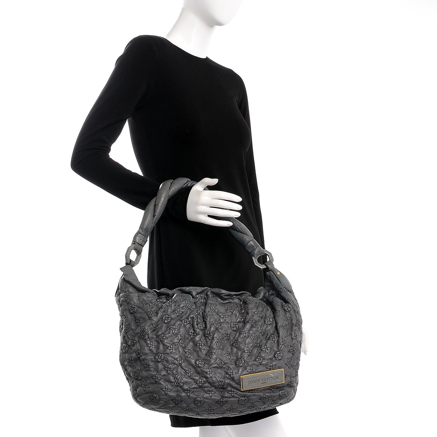 Lambskin Nimbus Olympe GM Anthracite
