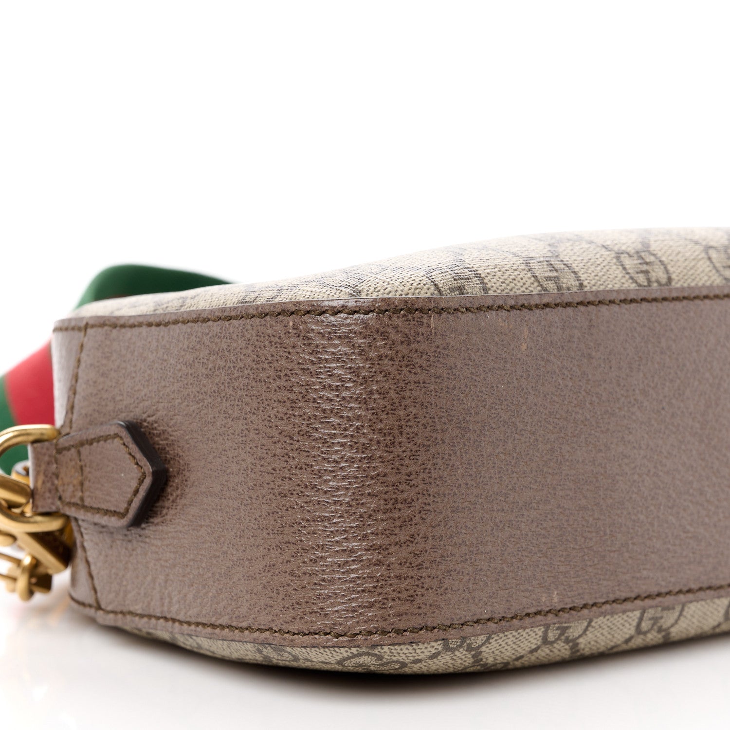 Gucci GG Supreme Monogram Web Neo Vintage Shoulder Bag Beige New Acero Crop 10 of 12