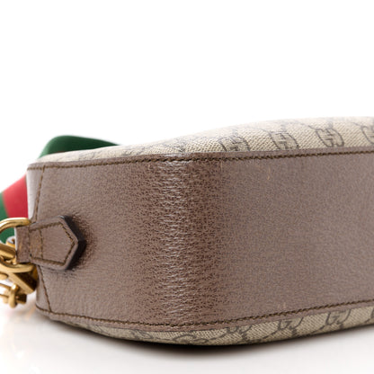 Gucci GG Supreme Monogram Web Neo Vintage Shoulder Bag Beige New Acero Crop 10 of 12