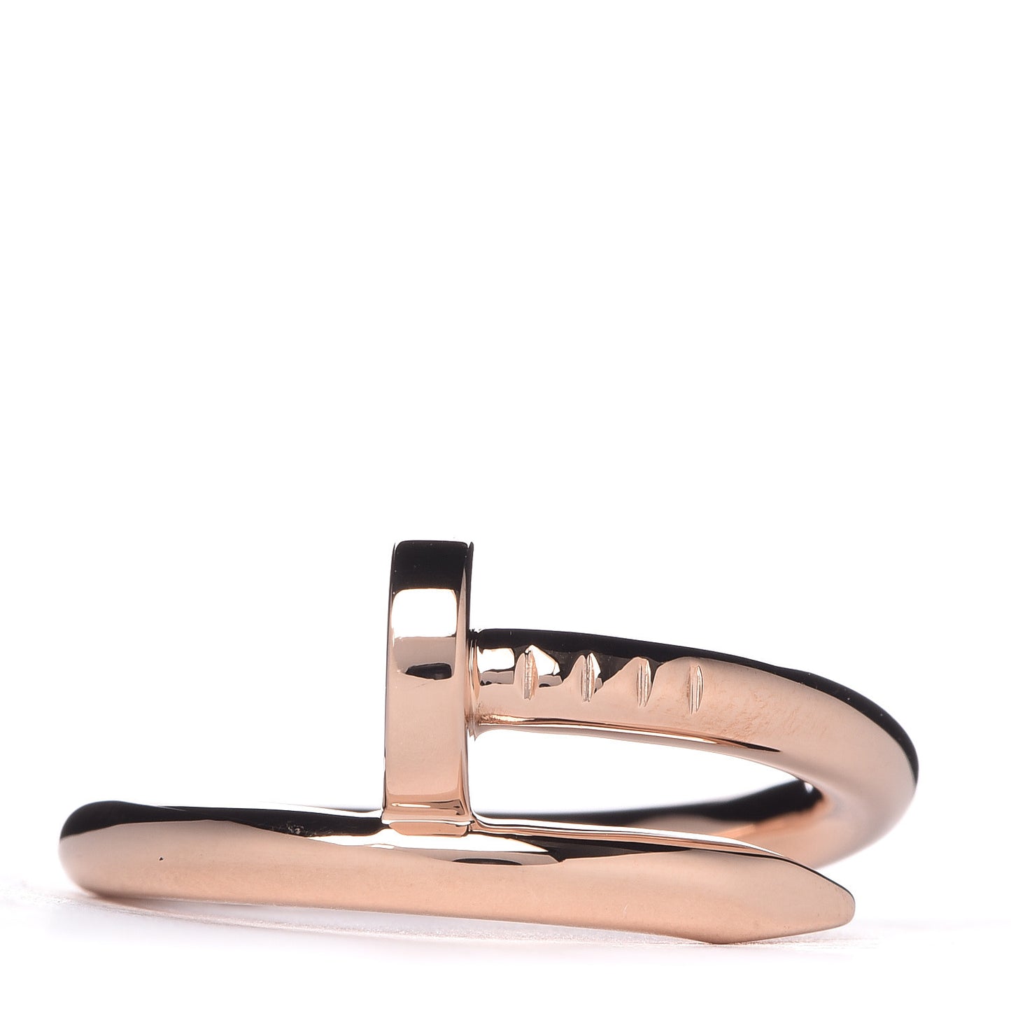 18K Pink Gold Juste Un Clou Ring 54 6.75