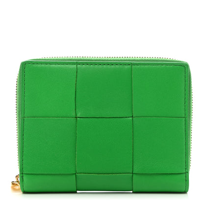 Bottega Veneta Nappa Maxi Intrecciato Zip Wallet Parakeet 1 of 7
