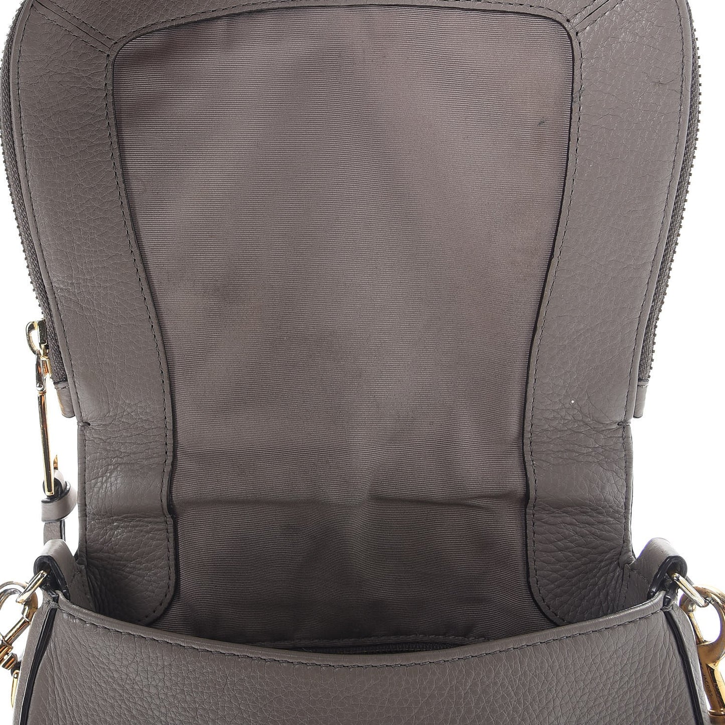 Pebbled Calfskin Recruit Nomad Crossbody Mink