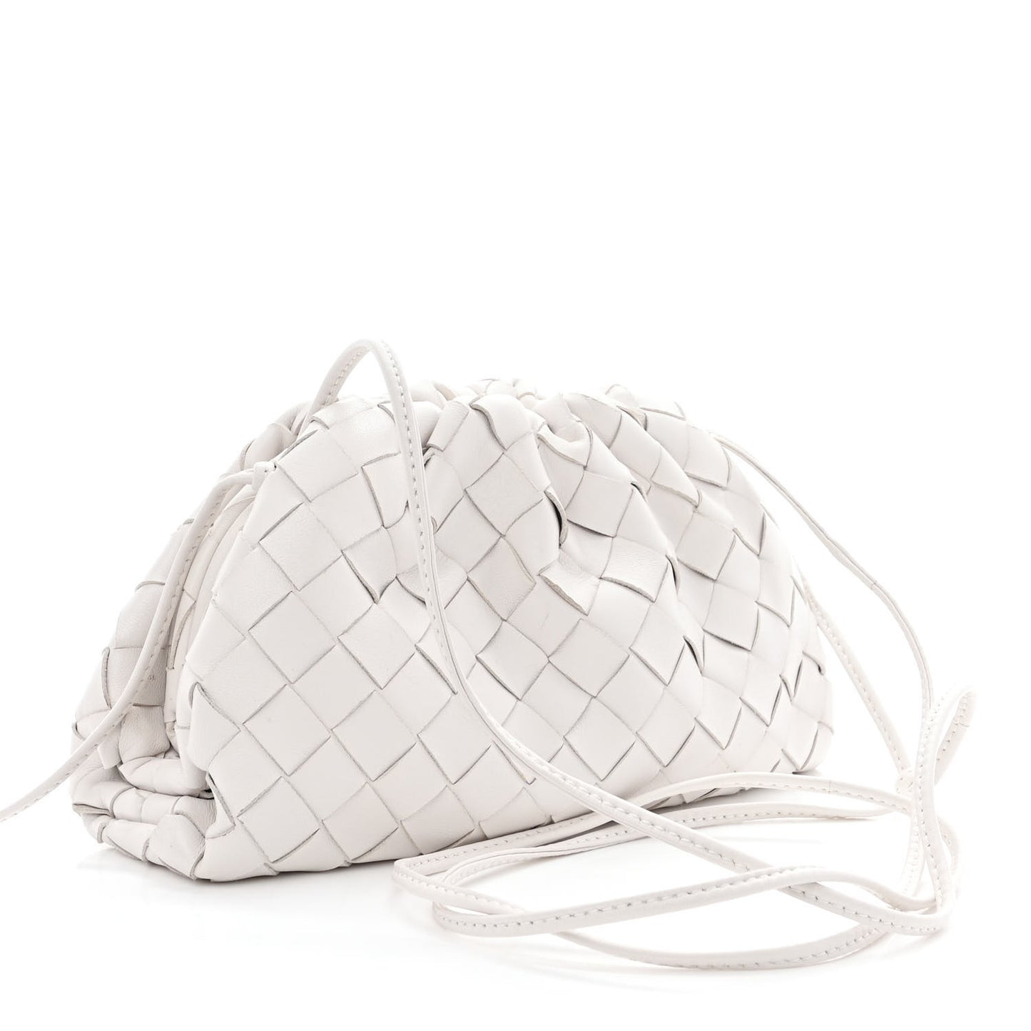 Nappa Intrecciato The Mini Pouch Chalk