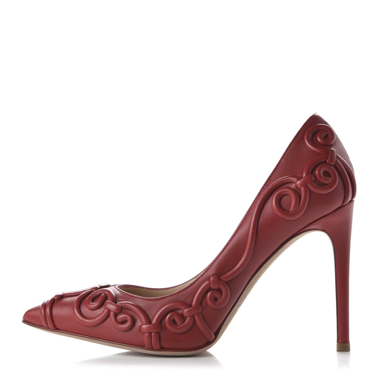 Nappa Swirl Pumps 35 Rosso Valentino