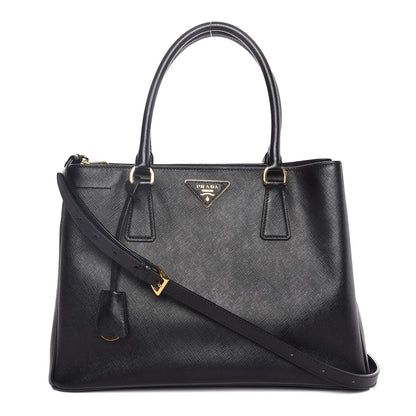 Prada Saffiano Lux Medium Tote Black 1 of 9