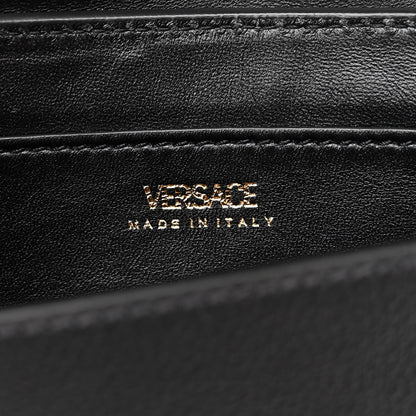 Versace Grained Calfskin La Medusa Chain Crossbody Bag Black 6 of 11