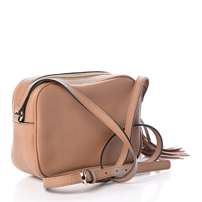 Gucci Pebbled Calfskin Small Soho Disco Bag Camelia 3 of 11