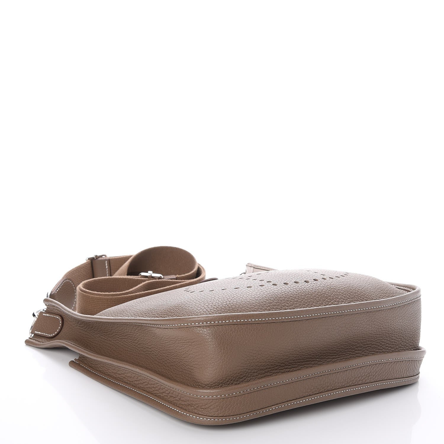 Hermes Taurillon Clemence Evelyne III PM Etoupe 4 of 8