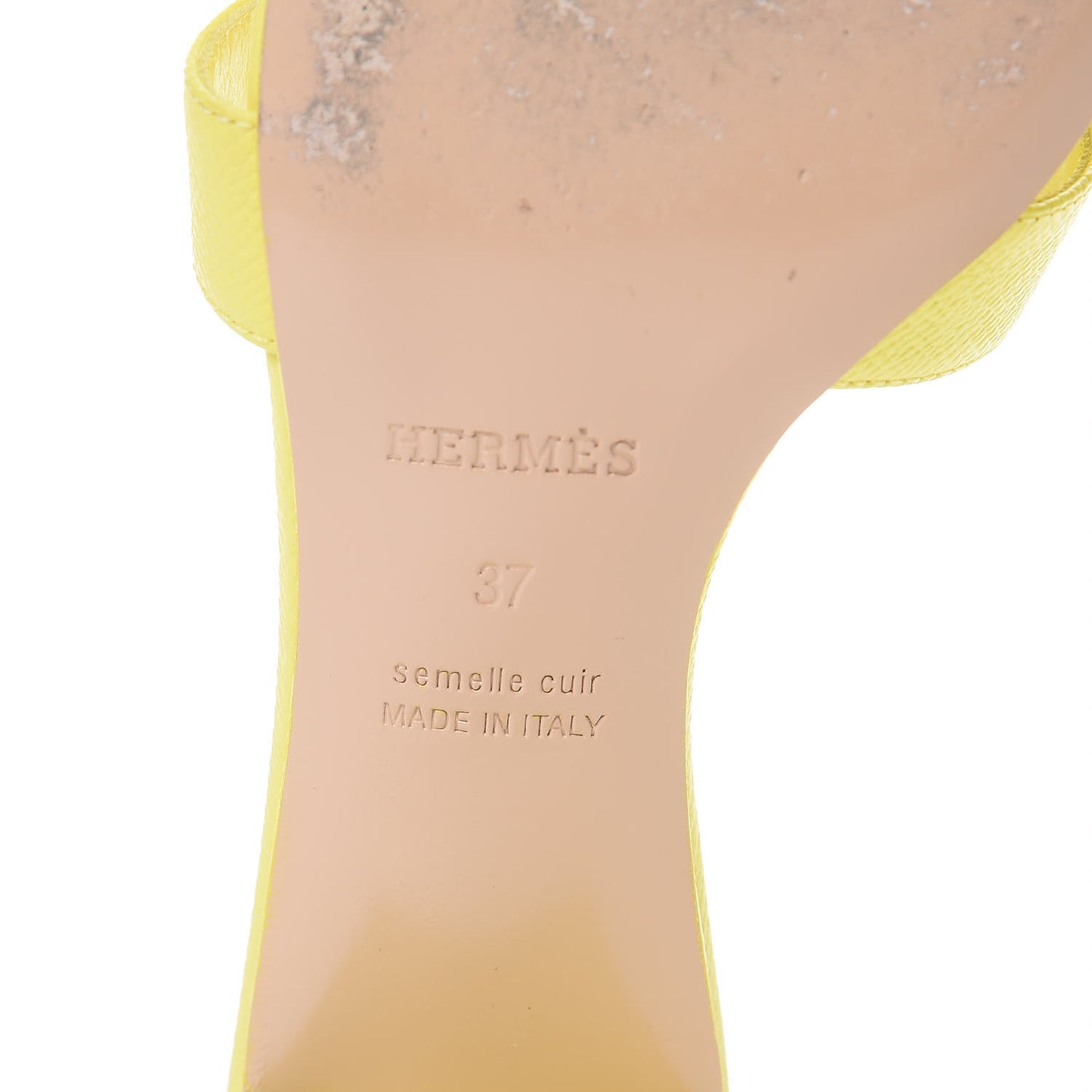 Epsom Oasis Sandals 37 Jaune Pollen