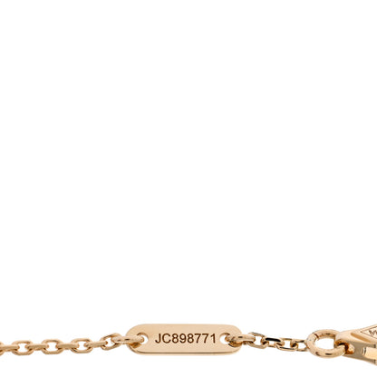 Van Cleef & Arpels 18K Yellow Gold Mother of Pearl Sweet Alhambra Bracelet 4 of 5