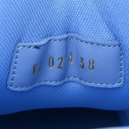 Louis Vuitton Calfskin Womens LV Trainer Maxi Sneakers 38 Bleu Ciel 10 of 12