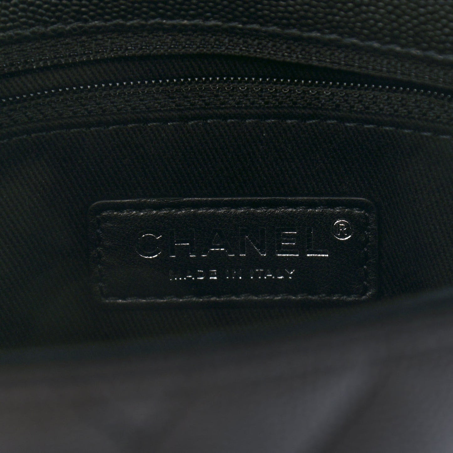 Caviar Chevron Quilted Mini Coco Handle Flap So Black