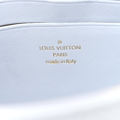 Louis Vuitton Calfskin Bubblegram Wallet On Strap Ice Blue 6 of 11