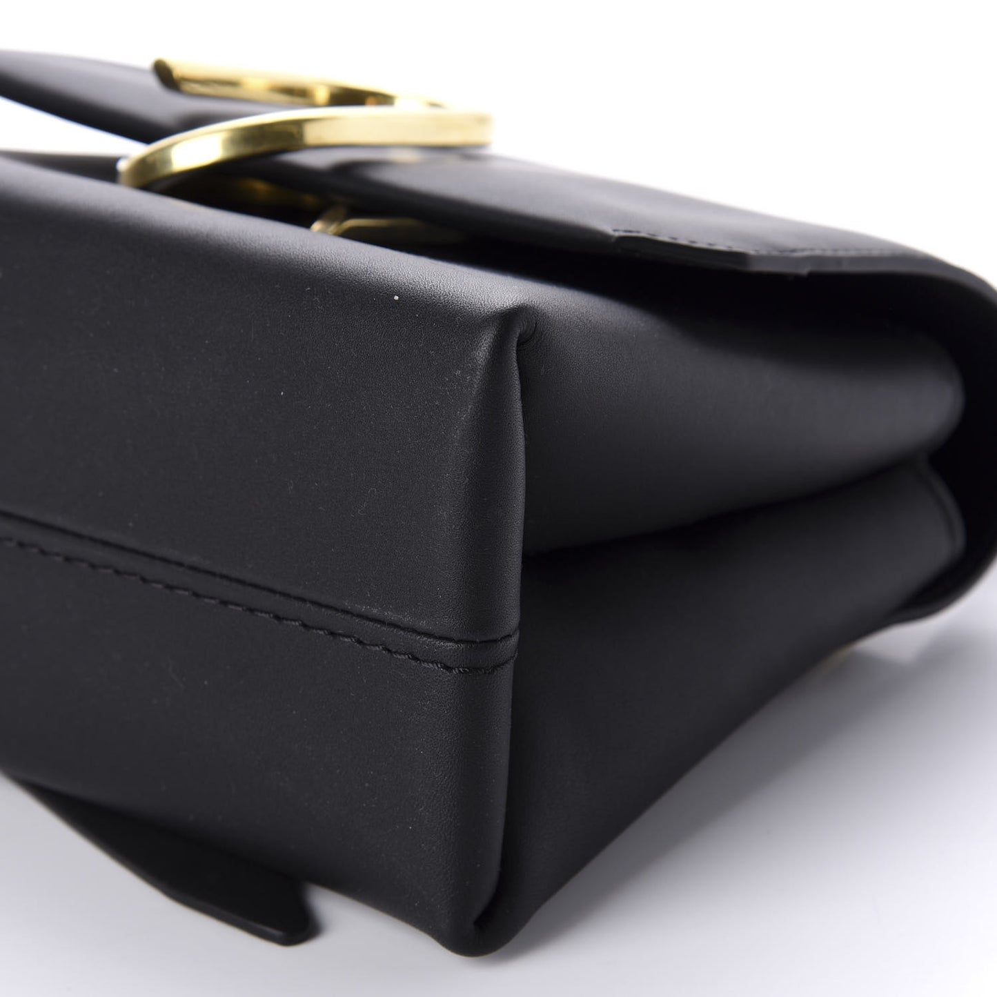 3.1 Smooth Calfskin Mini Alix Top Handle Satchel Black