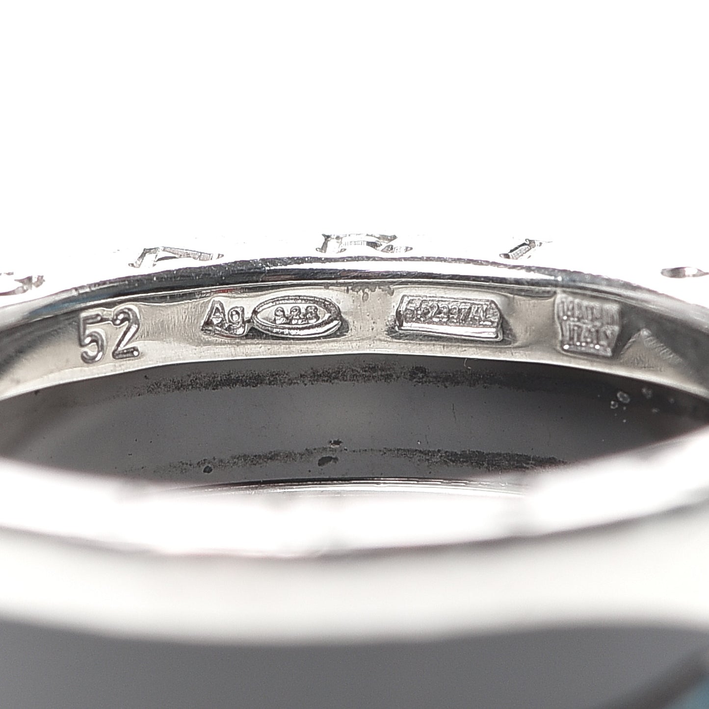 Sterling Silver Ceramic Save The Children One-Band Ring 52 6