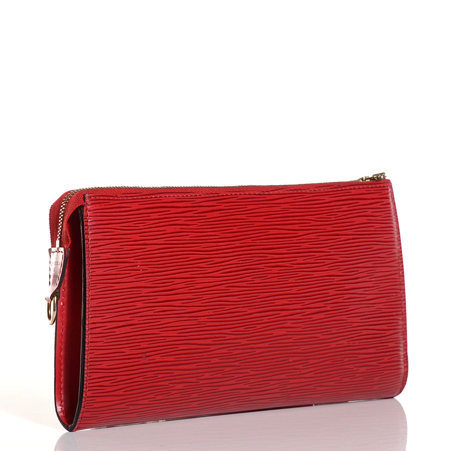 Louis Vuitton Epi Pochette Accessories 24 Castillan Red 3 of 7