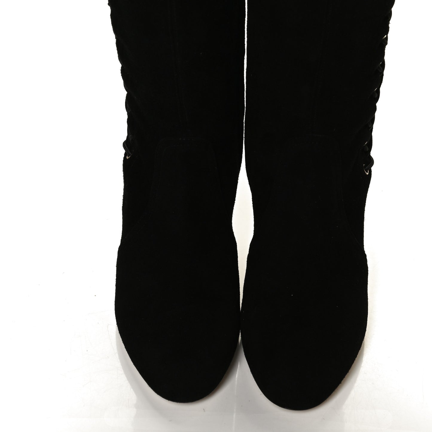 Suede Marie 100 Knee High Boots 36 Black