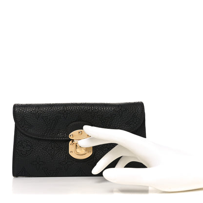 Louis Vuitton Mahina Amelia Wallet Black 2 of 7