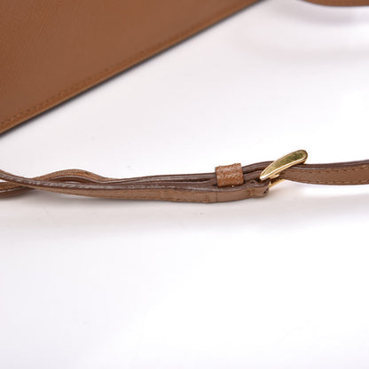 Prada Saffiano Metal Flap Wallet Caramel 7 of 11