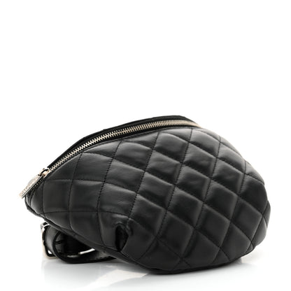 Chanel Calfskin Quilted Waist Belt Bag Black 4 of 12