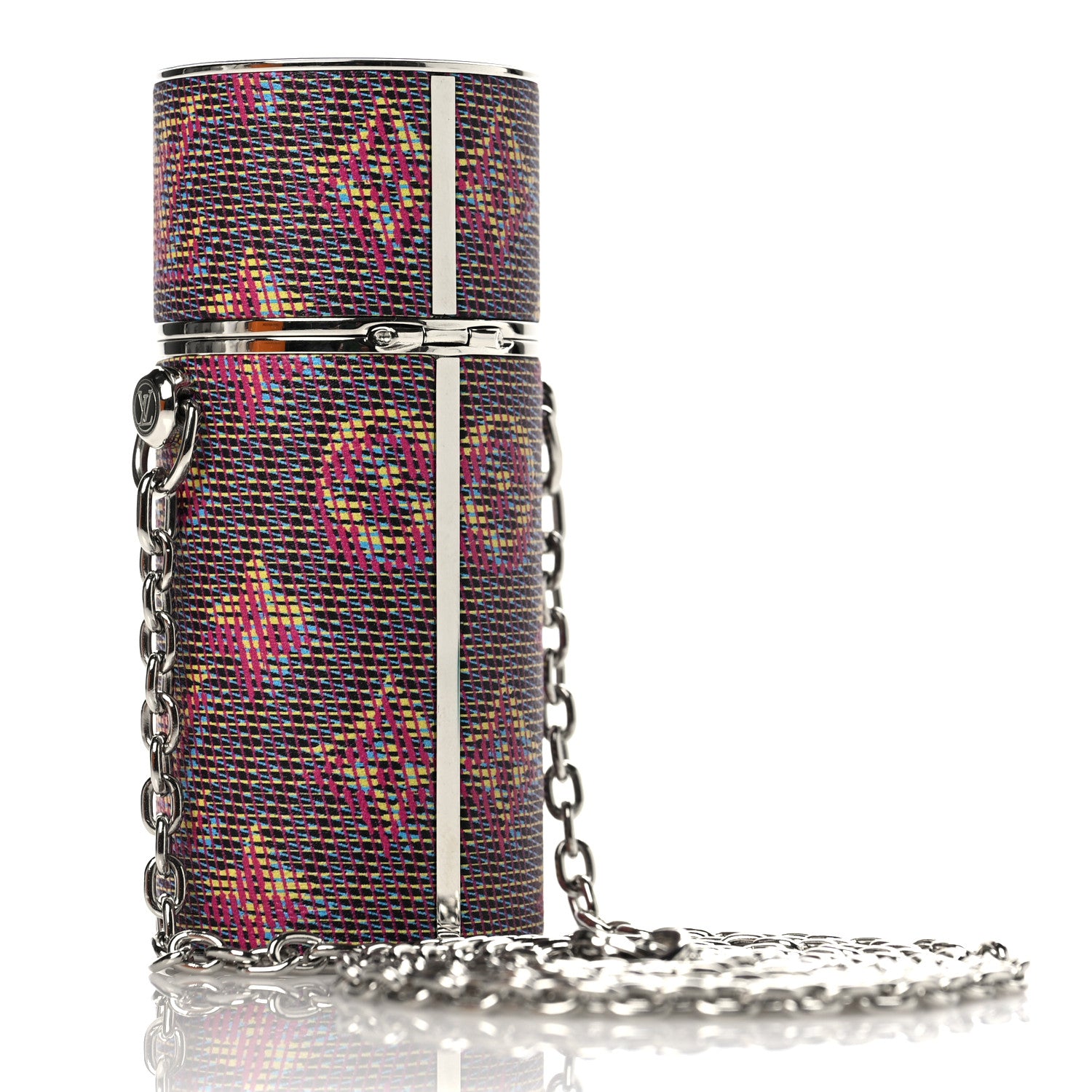 Louis Vuitton Monogram LV Pop Chain Lipstick Case Rose 2 of 7