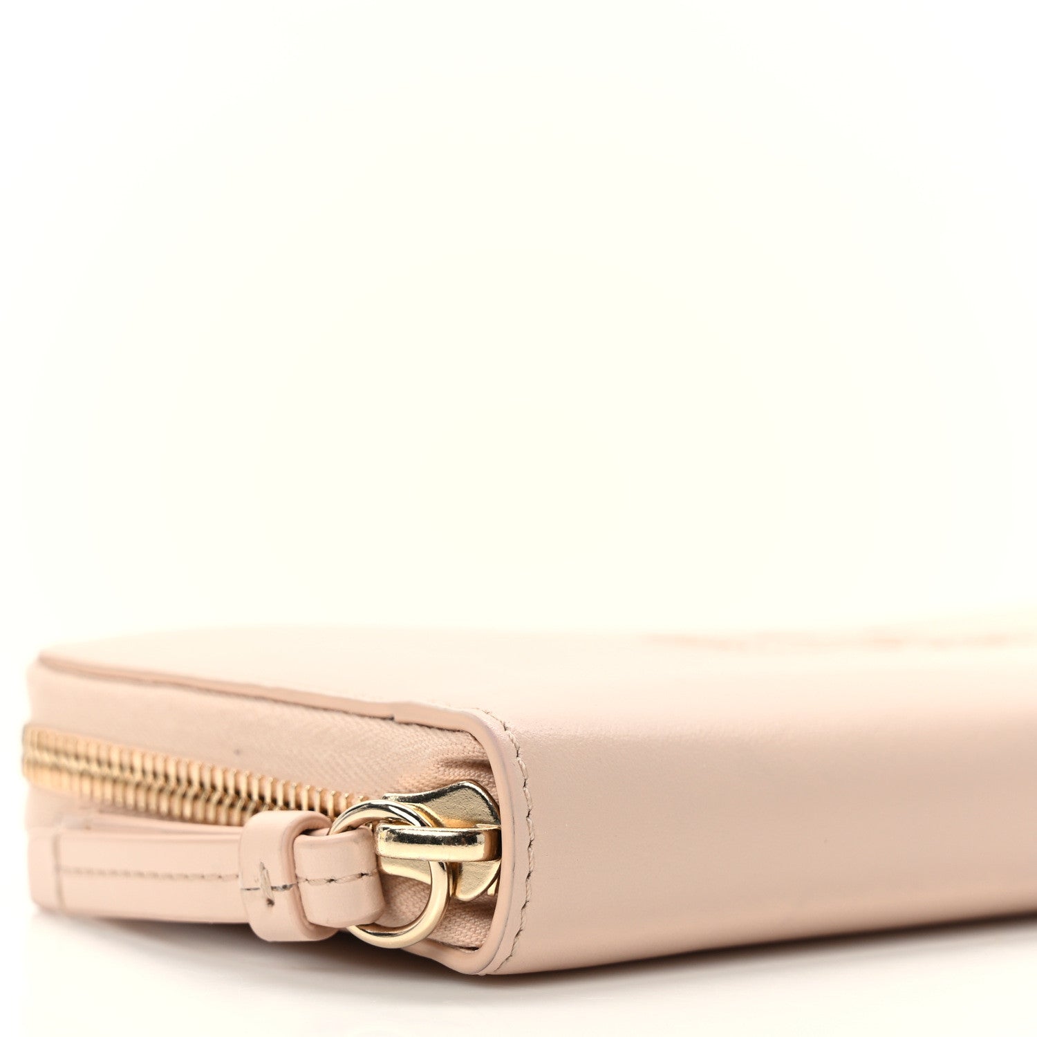 Chloe Lambskin Sense Zip Around Wallet Cement Pink 7 of 9