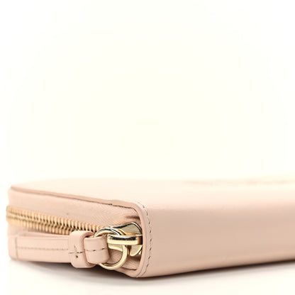 Chloe Lambskin Sense Zip Around Wallet Cement Pink 7 of 9