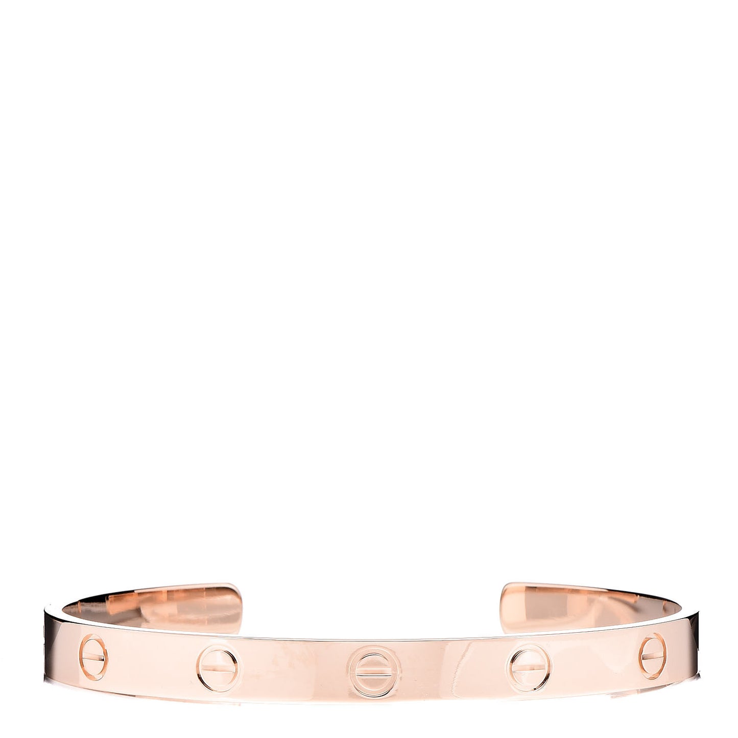 18K Pink Gold LOVE Cuff Bracelet 18