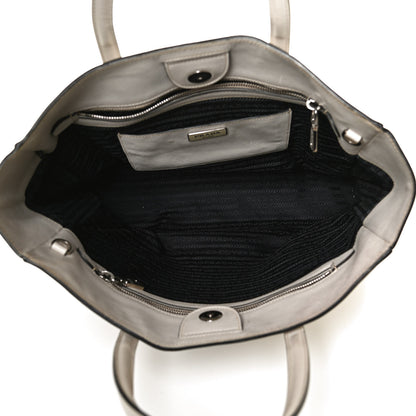 Prada Saffiano Soft Tote Talco 4 of 10