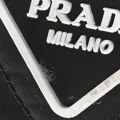 Prada Re-Nylon Gabardine Triangle Logo Double Wheel 50mm Sneakers 37 Black 8 of 8