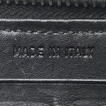 Prada Tessuto Nylon Beaded Bear Zip Around Wallet Black 7 of 9