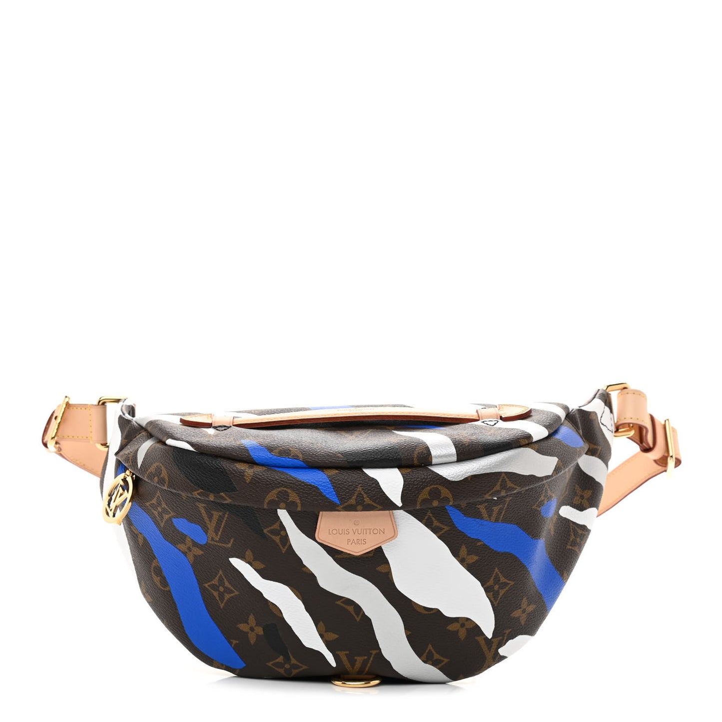 X LOL Monogram Bumbag Blue Silver
