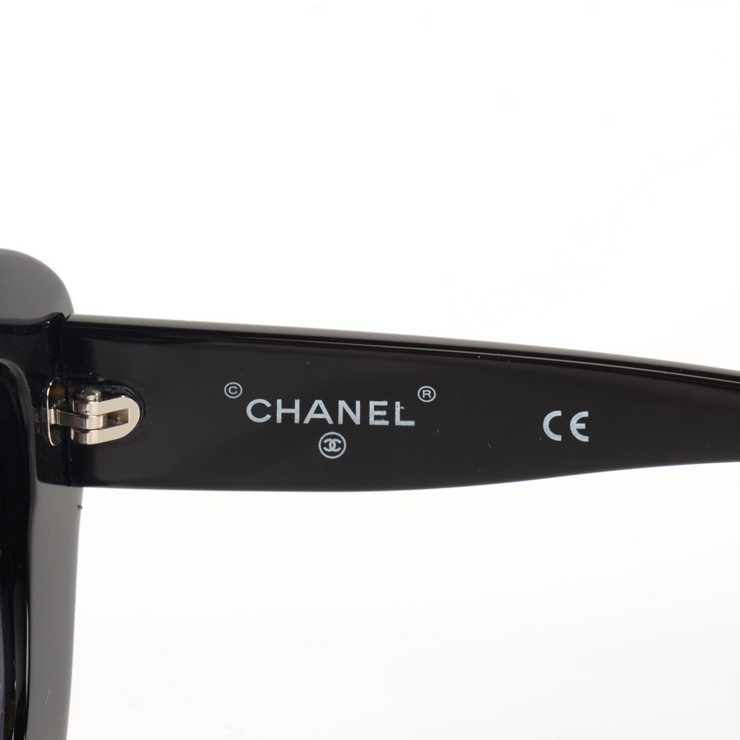 Chanel Pearl Butterfly Sunglasses S0116 Black 3 of 5