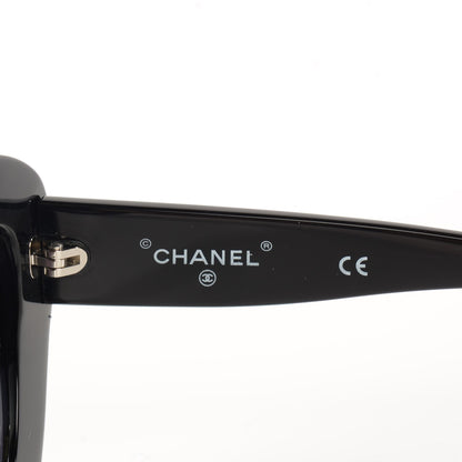 Chanel Pearl Butterfly Sunglasses S0116 Black 3 of 5