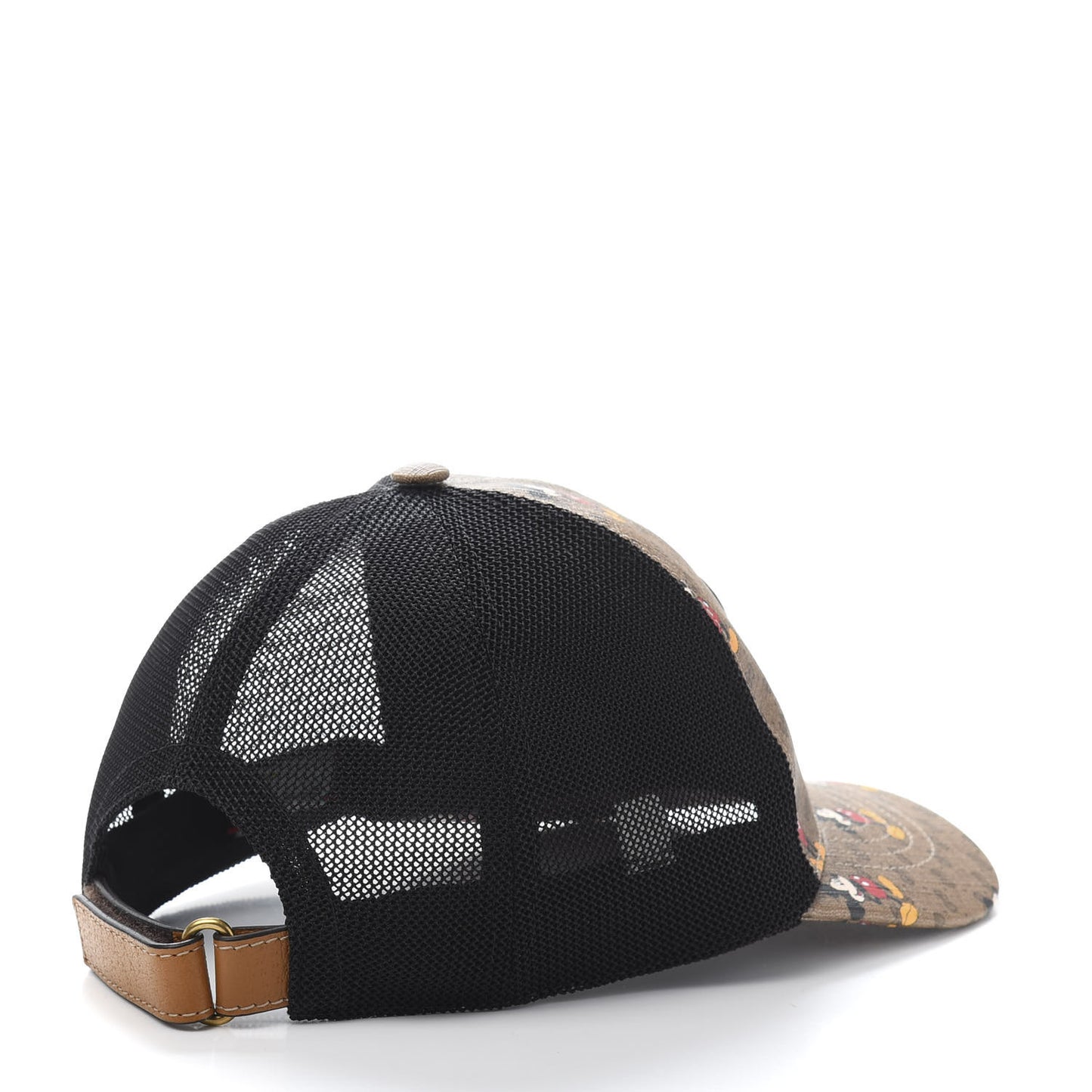 X DISNEY Mini Vintage GG Supreme Monogram Mickey Mouse Baseball Hat M Beige Vintage Sun Oil