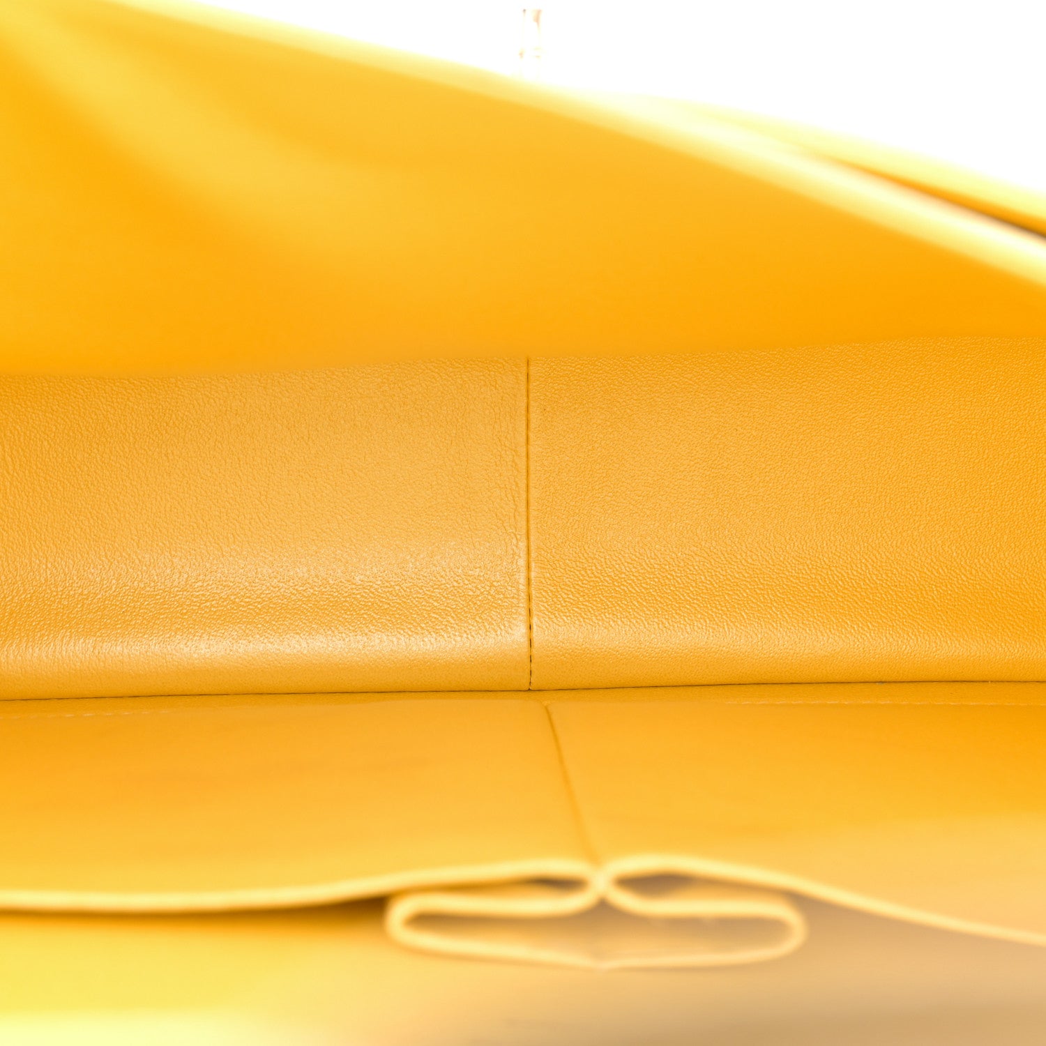 Chanel Iridescent Caviar Quilted Jumbo Double Flap Jaune Yellow 5 of 10