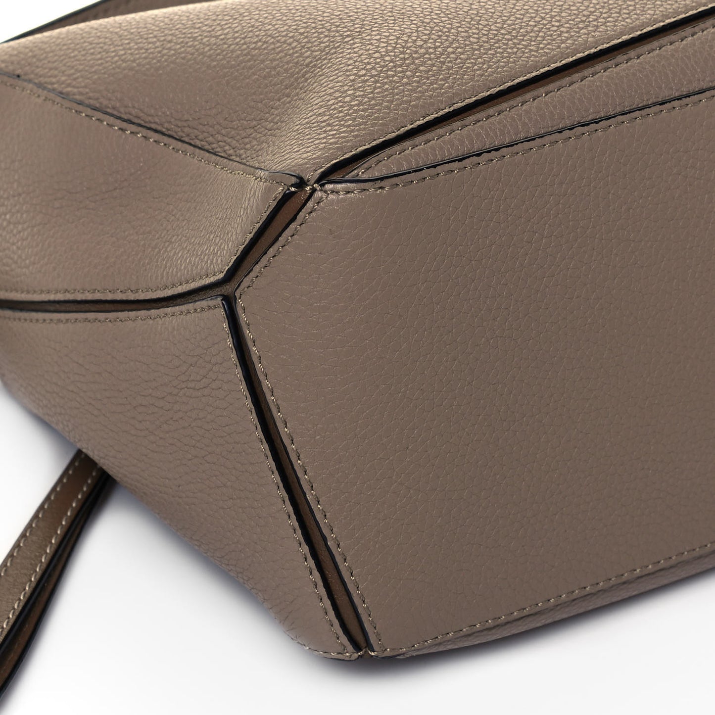 Grained Calfskin Small Puzzle Bag Sand Mink