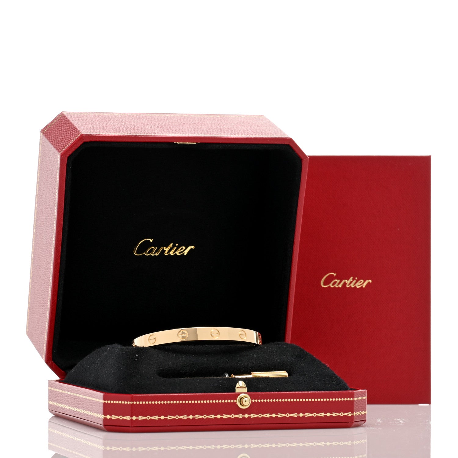 Cartier 18K Yellow Gold LOVE Bracelet 17 5 of 5